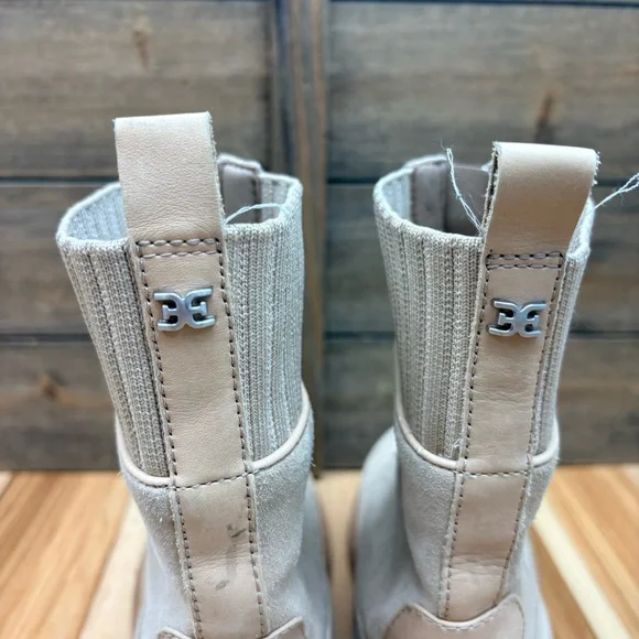 Women's Beige Ankle Boots - Picture 7 of 16